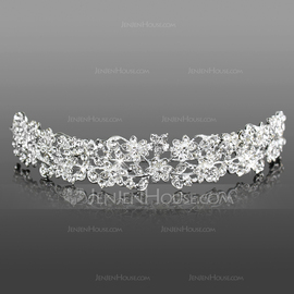 Headpieces Gorgeous Clear Crystals Wedding Bridal Tiara (042005464)