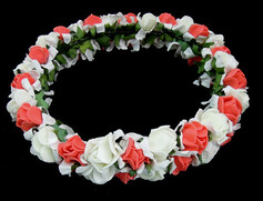 Lovely Foam Flower Wedding Flower Girl Wreath/ Headpiece (042025213)