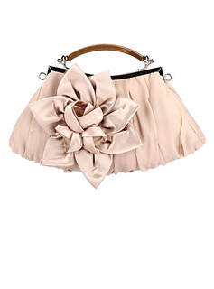Poliestere con elegante di sera del fiore della borsa / sacchetto della maniglia (più colori) (012025164)