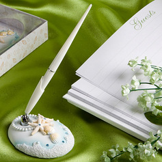 Beach Pen matrimonio a tema Set In Resina (101020365)