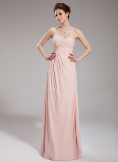 Empire Sweetheart Floor-Length Chiffon Prom Dress With Ruffle Beading Sequins (018005001)