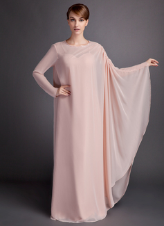 A-Line/Princess Sweetheart Floor-Length Chiffon Mother of the Bride Dress With Ruffle (008005665)