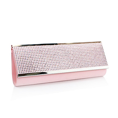 (Rosa) strass acrilico satinato splendida / Shell Borse da sera / frizioni(012013432)