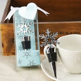Snowflake Bottle Stopper in Shimmering Gift Box (052016111)
