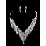 Gioielli Set Bianco Due pezzi a