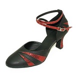 Cetim Glitter Brilhante Salto Alto Moderno Salão de Dança Sapatos de Dança (053013327)