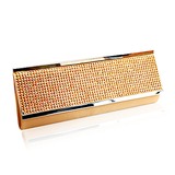 (Gold)Gorgeous Acrylic Rhinestones/ Satin Shell Evening Handbags/ Clutches (012013434)