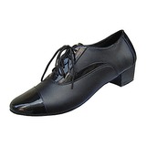 Real Leather Fabric Heels Flats Latin Modern Ballroom Dance Shoes (053012955)