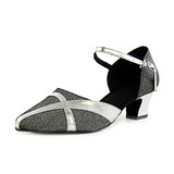 Leatherette Fabric Heels Latin Modern Ballroom Dance Shoes (053013173)