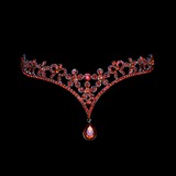 Alloy Red Rhinestone Forehead Jewelry (042016818)
