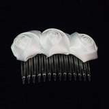 Simple Silk Flower Women's Hair Combs (042026180)