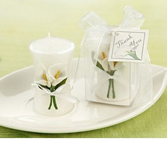 Calla Lily Elegance' Vase Shaped Candle Favors(096017574)