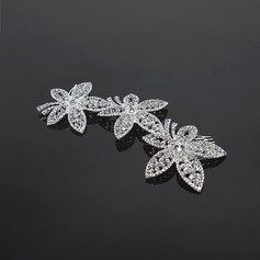 Alloy With Rhinestones Wedding Hair Combs (042016815)