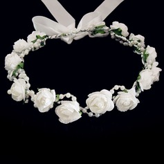 Lovely Foam/ Paper Flower Wedding Flower Girl Wreath/ Headpiece (042025214)