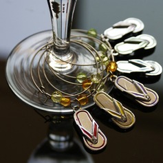 Flip Flop vino Charms vetro (Set di 6) (052019967)