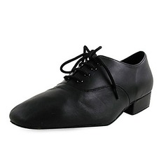 Real Leather Flats Latin Modern Dance Shoes (053012953)