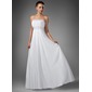 Empire Sweetheart Sweep Train Chiffon Evening Dress With Ruffle Beading Sequins (017004374)