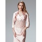 3/ 4-Length Sleeves Charmeuse Jacket/ Wrap (013004078)