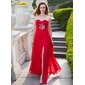 Empire Sweetheart Floor-Length Chiffon Prom Dress With Ruffle Beading (018024658)