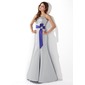 Mermaid Floor-Length Satin Bridesmaid Dress With Sash Crystal Brooch (007001565) Mermaid Floor-Length Satin Bridesmaid Dress With Sash Crystal Brooch (007001565)