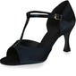 Satin Heels Dance Shoes With Buckle (053021942) Satin Heels Dance Shoes With Buckle (053021942)