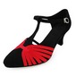 Satin Heels Pumps Latin Dance Shoes With T-Strap (053013383) Satin Heels Pumps Latin Dance Shoes With T-Strap (053013383)