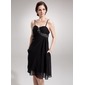Empire Sweetheart Knee-Length Chiffon Cocktail Dress With Ruffle Beading (016008813)