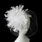 Beautifull Tulle With Feather Wedding Bridal Headpiece (042025094)