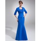 Empire Scoop Neck Floor-Length Organza Satin Mother of the Bride Dress With Ruffle Sash Beading (008006285) Empire Scoop Neck Floor-Length Organza Satin Mother of the Bride Dress With Ruffle Sash Beading (008006285)