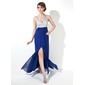 Sheath V-neck Floor-Length Chiffon Prom Dress With Beading Sequins (018005095) Sheath V-neck Floor-Length Chiffon Prom Dress With Beading Sequins (018005095)