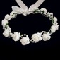Lovely Foam/ Paper Flower Wedding Flower Girl Wreath/ Headpiece (042025214)