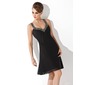 A-Line/Princess V-neck Short/Mini Chiffon Cocktail Dress With Ruffle Beading Sequins (016008898)