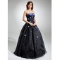 Ball-Gown Strapless Floor-Length Organza Quinceanera Dress With Beading Flower(s) (021020827) Ball-Gown Strapless Floor-Length Organza Quinceanera Dress With Beading Flower(s) (021020827)
