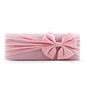 Pink Gorgeous Soft Shining Cotton Shell With Applique Evening Handbags (012008206)