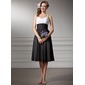 Empire Sweetheart Knee-Length Taffeta Bridesmaid Dress With Ruffle (007001830) Empire Sweetheart Knee-Length Taffeta Bridesmaid Dress With Ruffle (007001830)