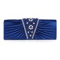 Satin With Imitation Pearl Clutch/Evening Bag (More Colors)  (012011039)