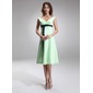 Império Sem o ombro Na altura do joelho cetim Vestido de madrinha com Pregueado faixa (007001474) Império Sem o ombro Na altura do joelho cetim Vestido de madrinha com Pregueado faixa (007001474)