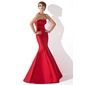 Mermaid Sweetheart Floor-Length Taffeta Evening Dress With Ruffle Beading (017013777) Mermaid Sweetheart Floor-Length Taffeta Evening Dress With Ruffle Beading (017013777)