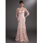 Mermaid Sweetheart Floor-Length Charmeuse Lace Mother of the Bride Dress With Ruffle Beading Sequins (008006523) Mermaid Sweetheart Floor-Length Charmeuse Lace Mother of the Bride Dress With Ruffle Beading Sequins (008006523)