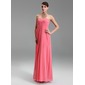 Empire Sweetheart Floor-Length Chiffon Maternity Bridesmaid Dress With Ruffle (045022460)