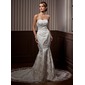 Meerjungfrau-Linie Herzausschnitt Kapellen Schleppe Satin Spitzen Brautkleid mit Perlen verziert Pailletten (002014265) Meerjungfrau-Linie Herzausschnitt Kapellen Schleppe Satin Spitzen Brautkleid mit Perlen verziert Pailletten (002014265)
