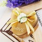 Heart Shaped Gold Favor Tin With Ribbon Bow (Set of 6) (050013938) Heart Shaped Gold Favor Tin With Ribbon Bow (Set of 6) (050013938)