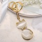 Cute Opal Cat Keyring (051024850)