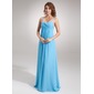 Empire Sweetheart Floor-Length Chiffon Maternity Bridesmaid Dress With Ruffle (045004424)