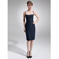 Sheath Sweetheart Knee-Length Satin Cocktail Dress (016021001) Sheath Sweetheart Knee-Length Satin Cocktail Dress (016021001)