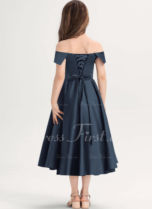junior tea length dresses