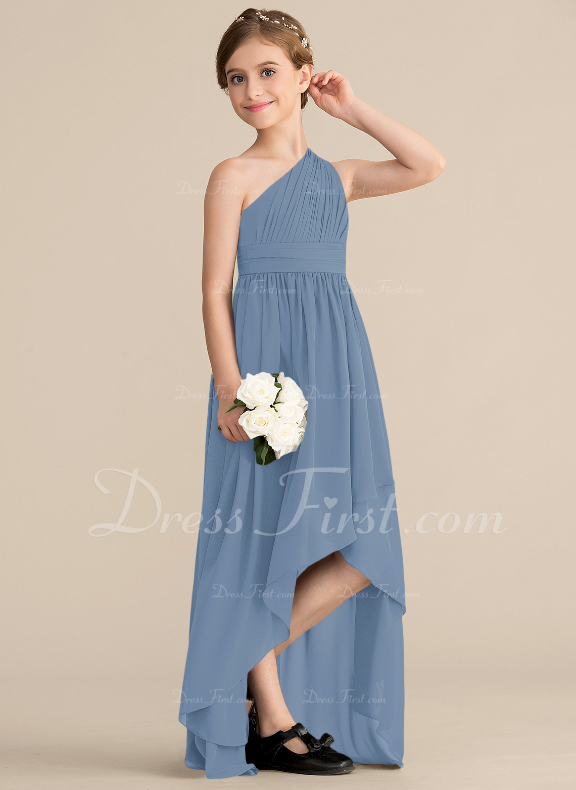 One Shoulder Junior Bridesmaid Dresses