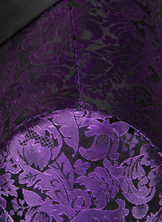 Print 2 Piece Single Breasted Men's Prom Tuxedo Suit 