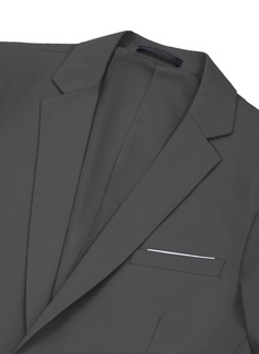 Solid Color 3 Piece Single Breasted Men's Wedding Suit 