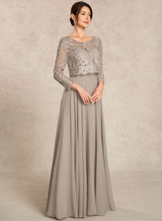 Robe trapèze avec paillettes en dentelle